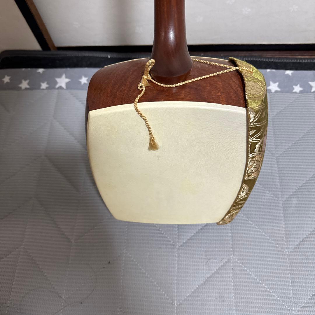 三味線　飾り棚　収納ケース　細棹