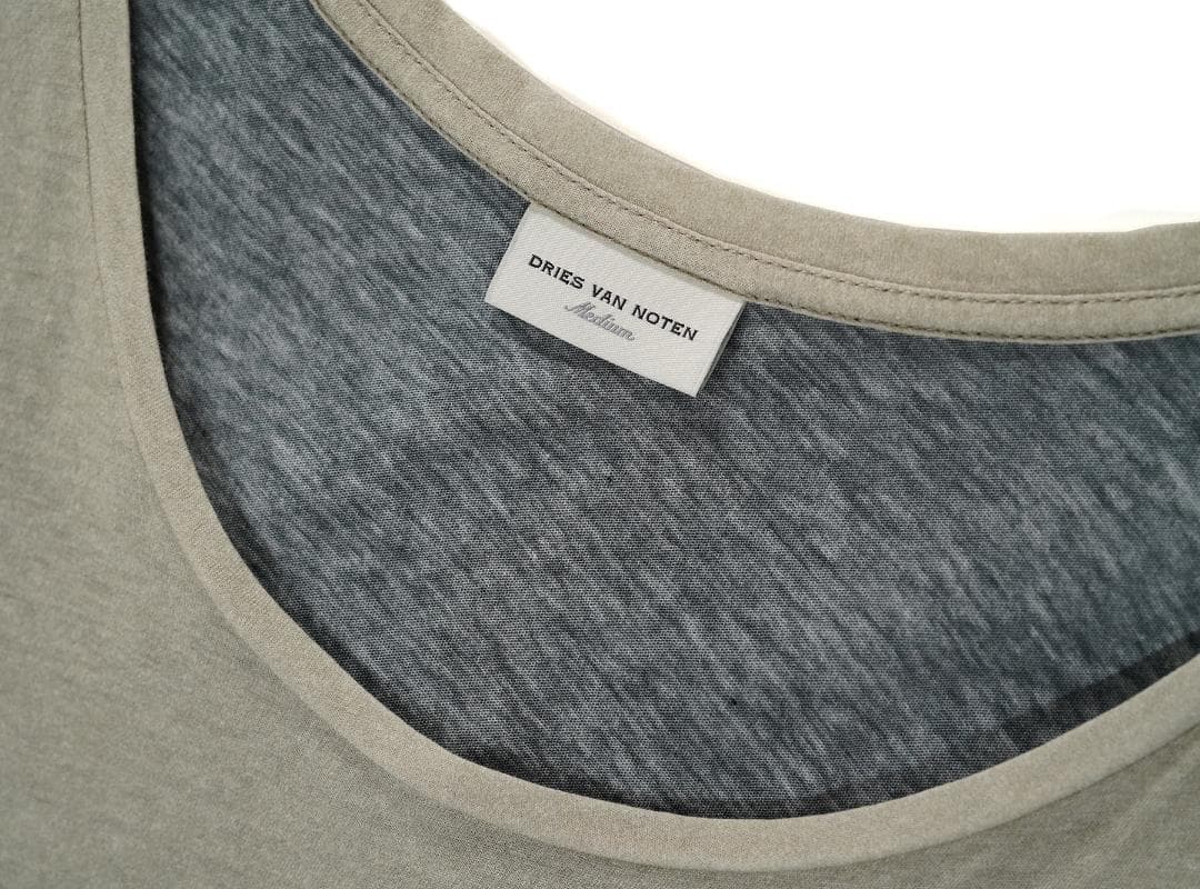 14SS DRIES VAN NOTEN ナンバープリント タンクトップ M