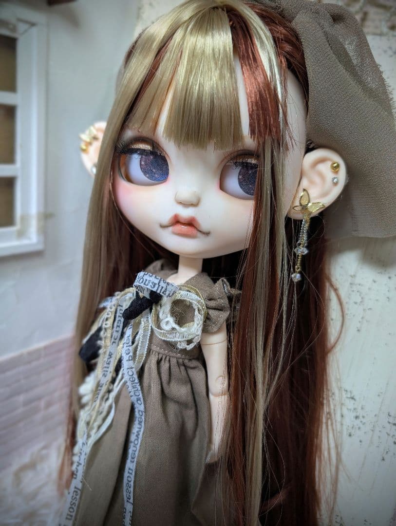 にゃん❁︎アイシードール❁︎カスタム❁︎首傾げボディ❁︎フルセット