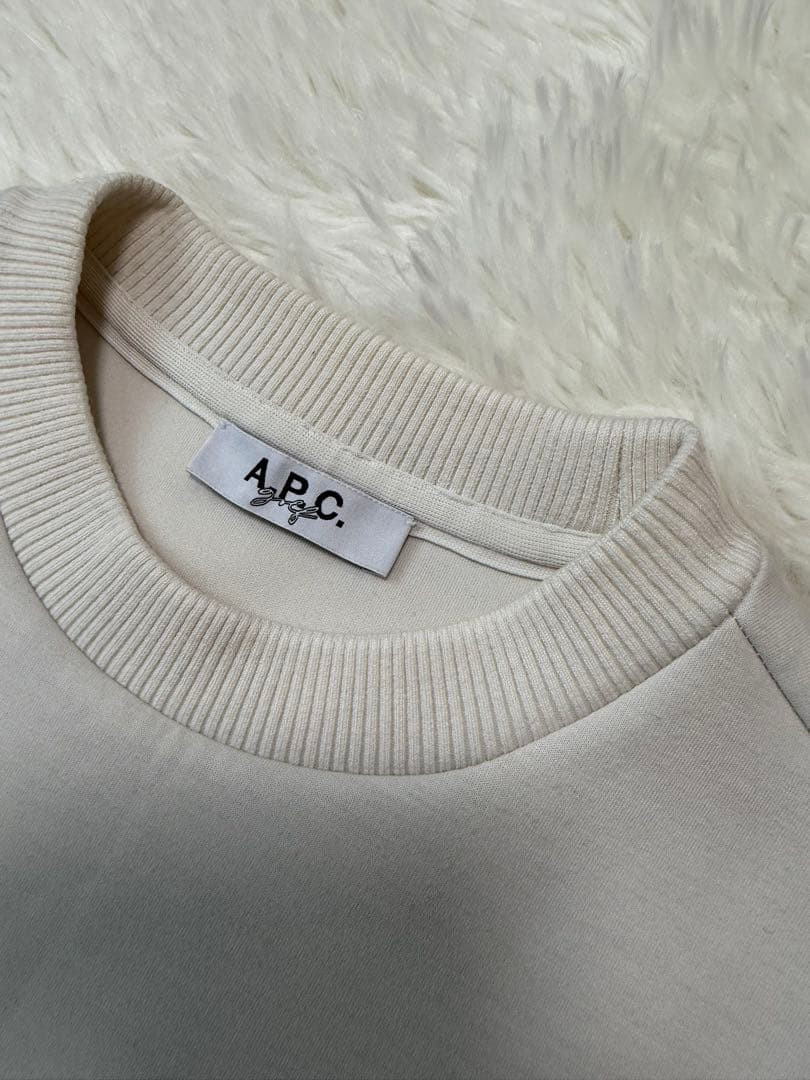 A.P.C. ゴルフウェア　クルーネックトレーナー　スウェット　バイカラー