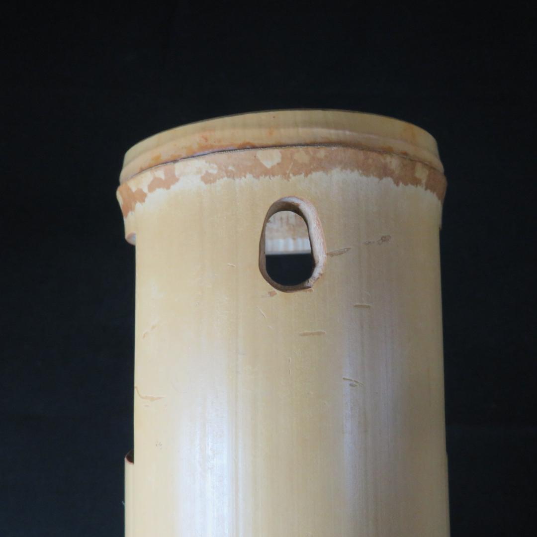 竹花入 茶道具 掛花 置物 兼用 花瓶 一輪挿し フラワーベース 茶器