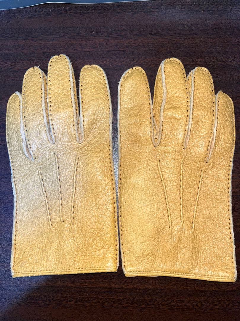 デンツ！人気の裏地なしペッカリーグローブ！Cork色　サイズ8 現定価11万円