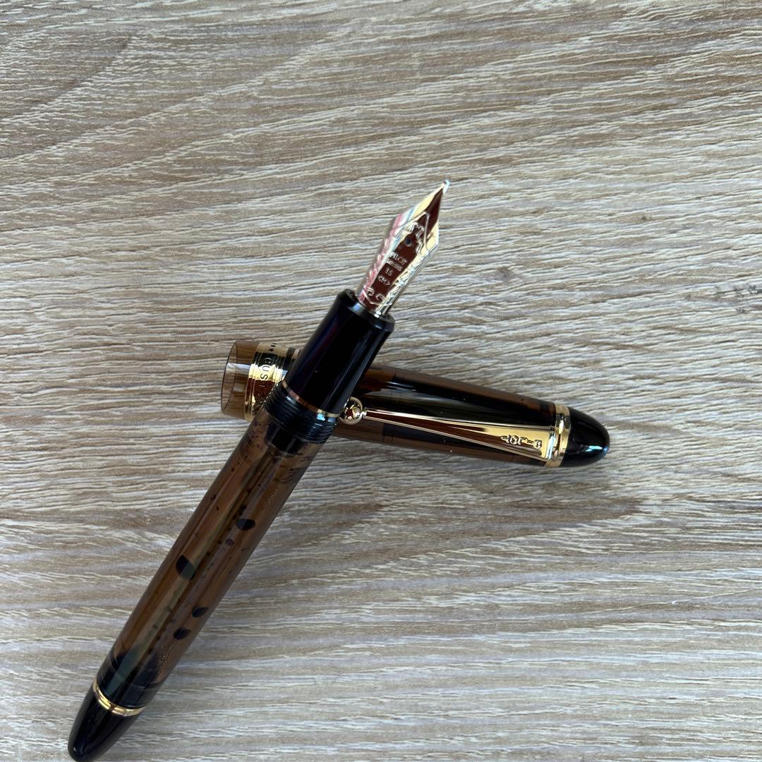 パイロット 万年筆 カスタム823 FKK3MRPBNF 細字 ブラウン軸