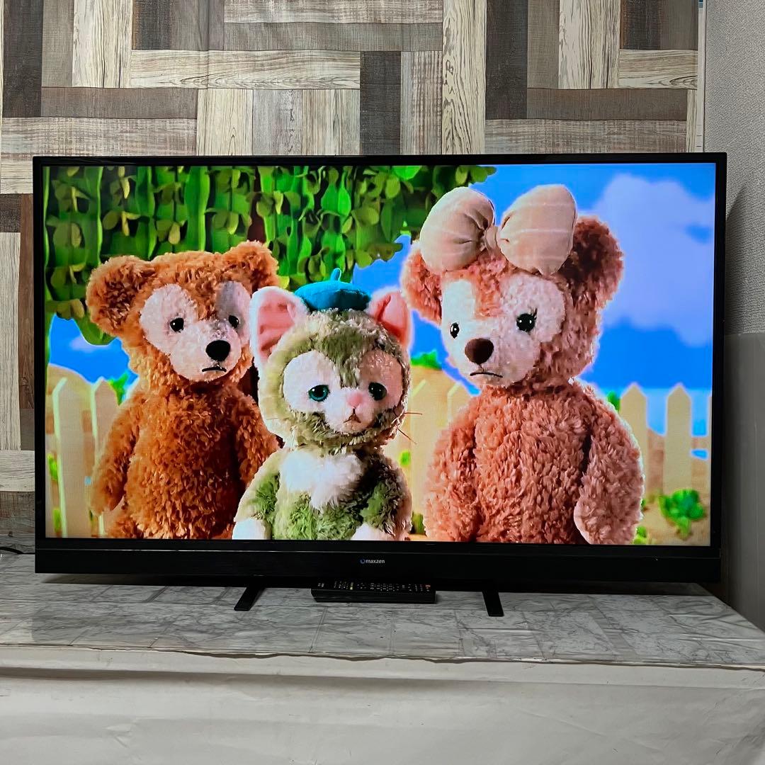 即日受渡❣️全国送料込MAXZEN 50型TV。ゲームモード&外付HDD録画対応
