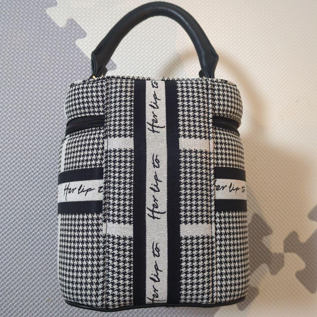 herlipto HLT Jacquard Vanity Bag　silver