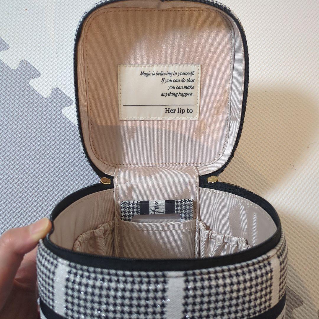 herlipto HLT Jacquard Vanity Bag　silver