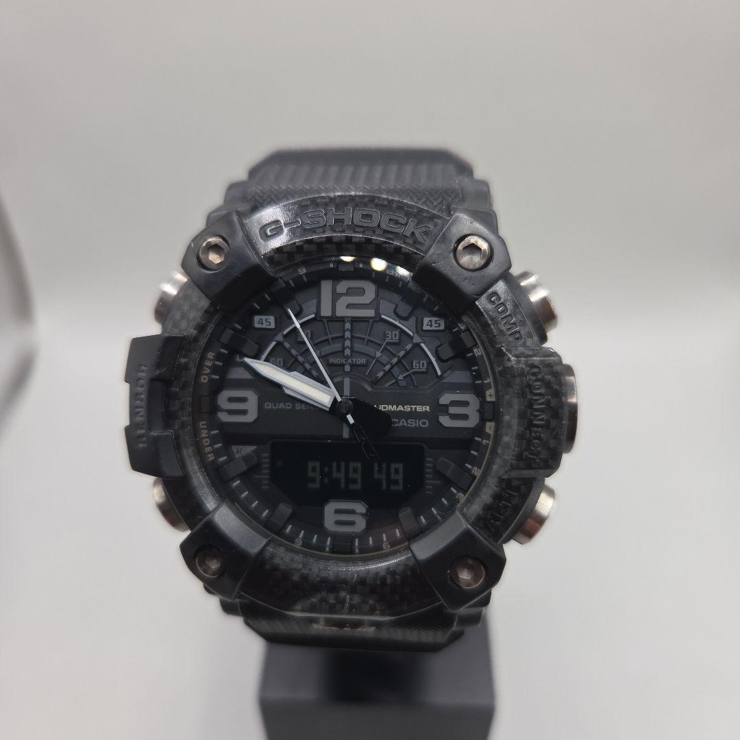 Gショック マッドマスター GG-B100ブラック　カーボンベゼル