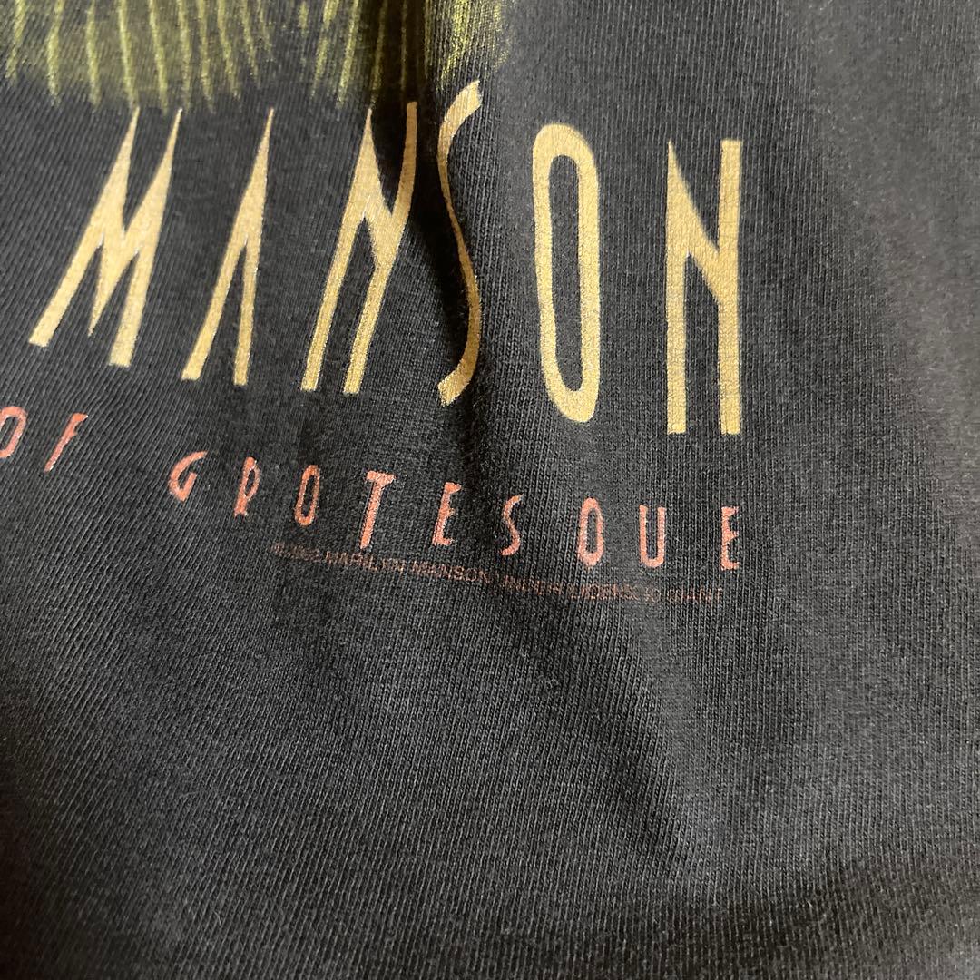 K*様 Marilyn Manson グラフィックTシャツ ブラック large