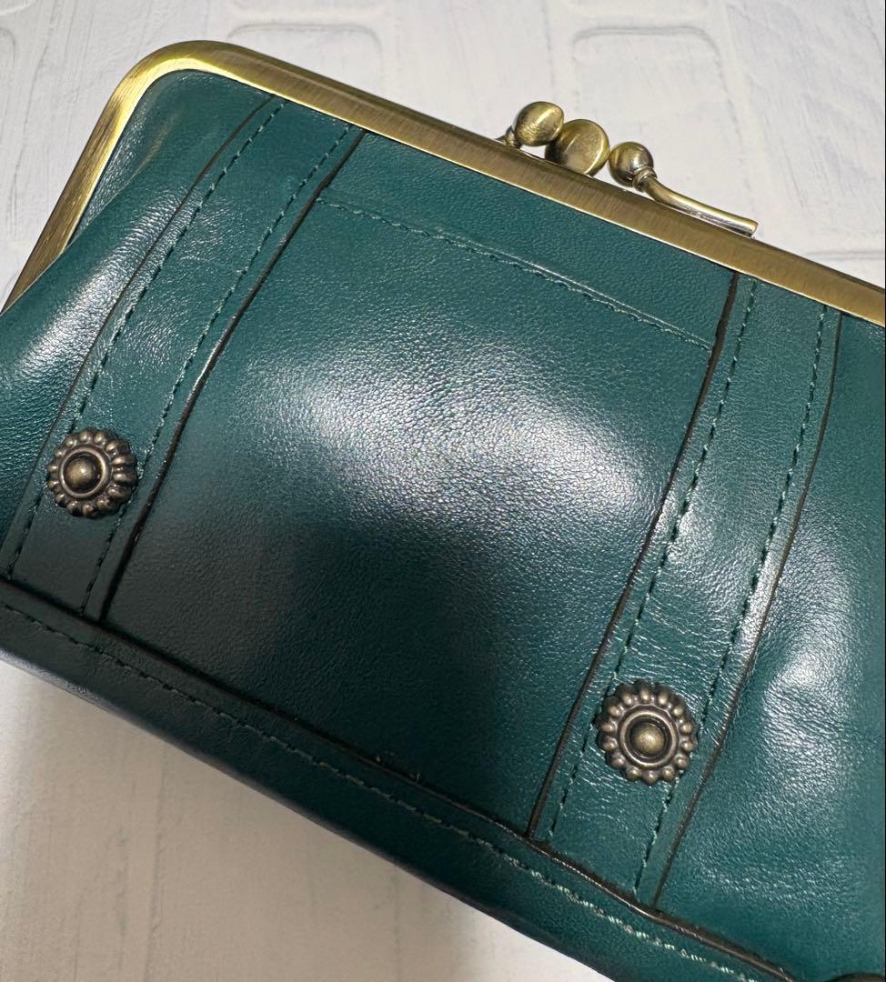 【新品未使用】Dakota ダコタ がま口 財布 リードクラシック2 グリーン