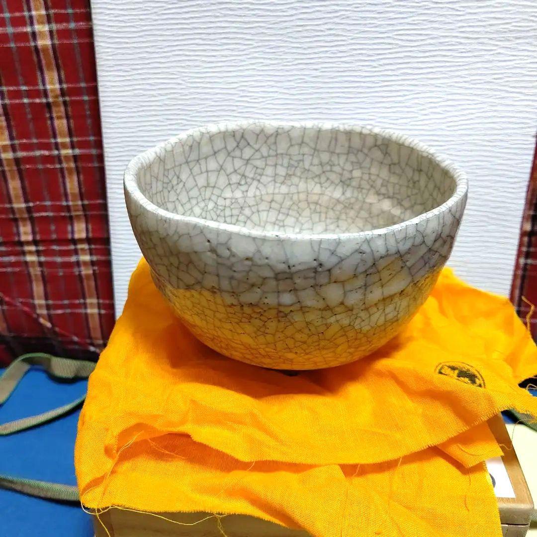 茶碗、常慶写、峯の雪、祥悦作、もも6番