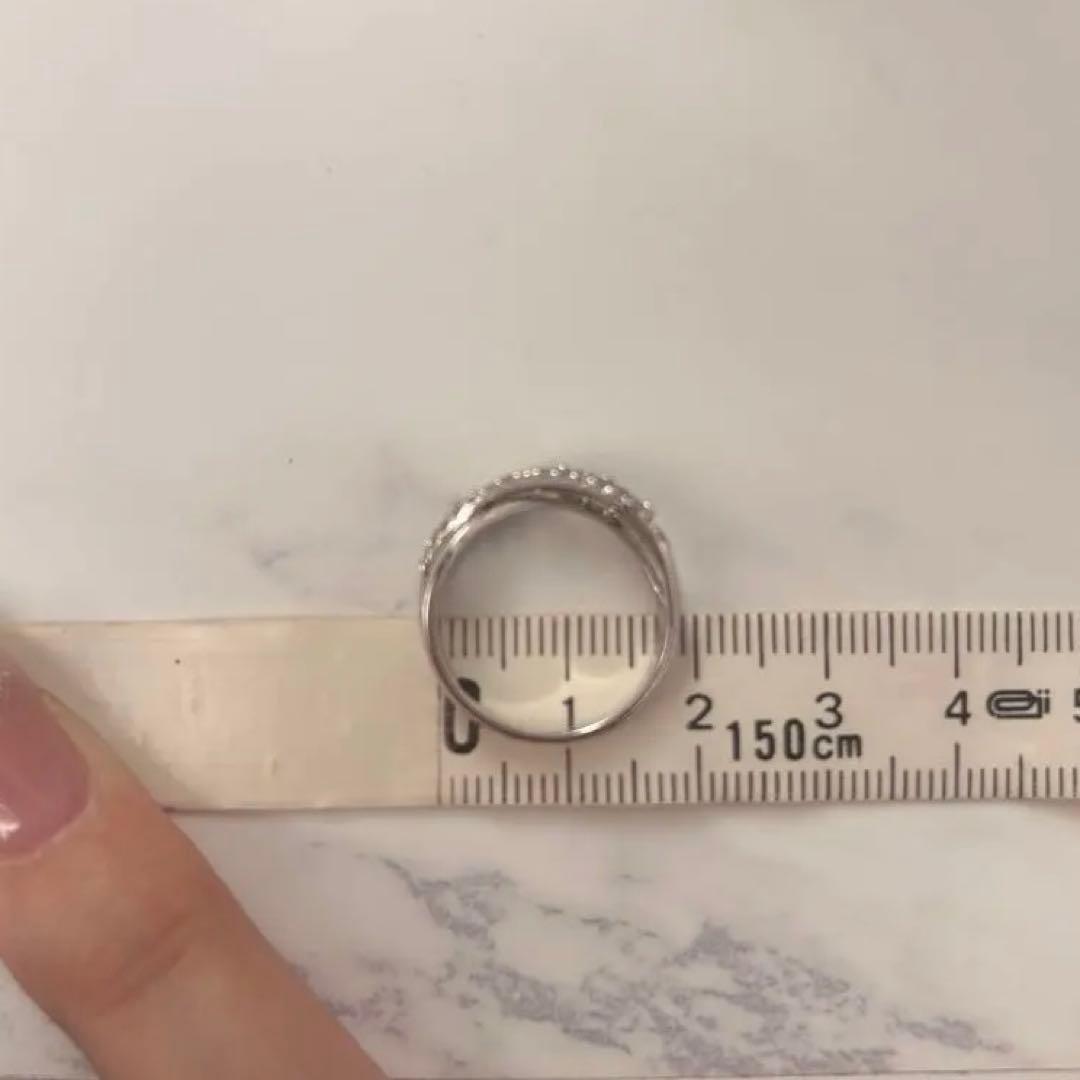 【美品】TSUTSUMI プラチナダイヤモンドリング