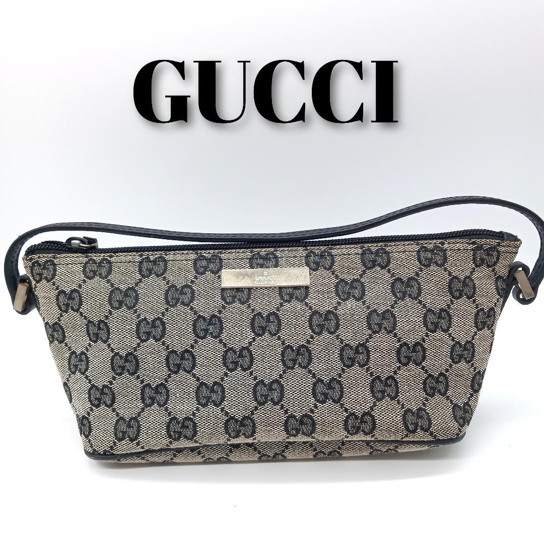 GUCCI グッチ アクセサリーポーチ ハンドバッグ GGキャンバス
