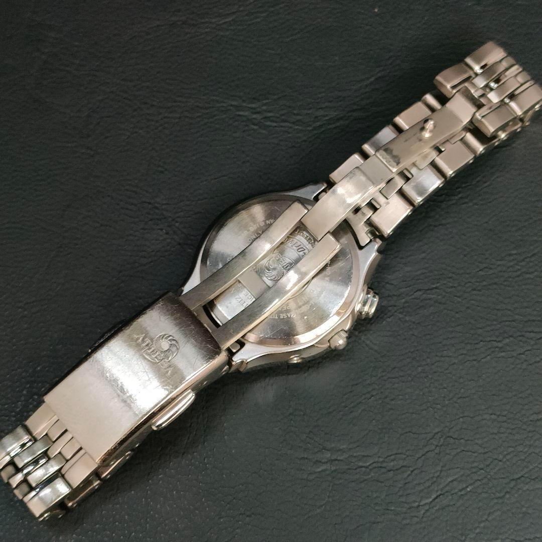 美品　CITIZEN　シチズン　アテッサ　ブラック　シルバー　ソーラー　腕時計