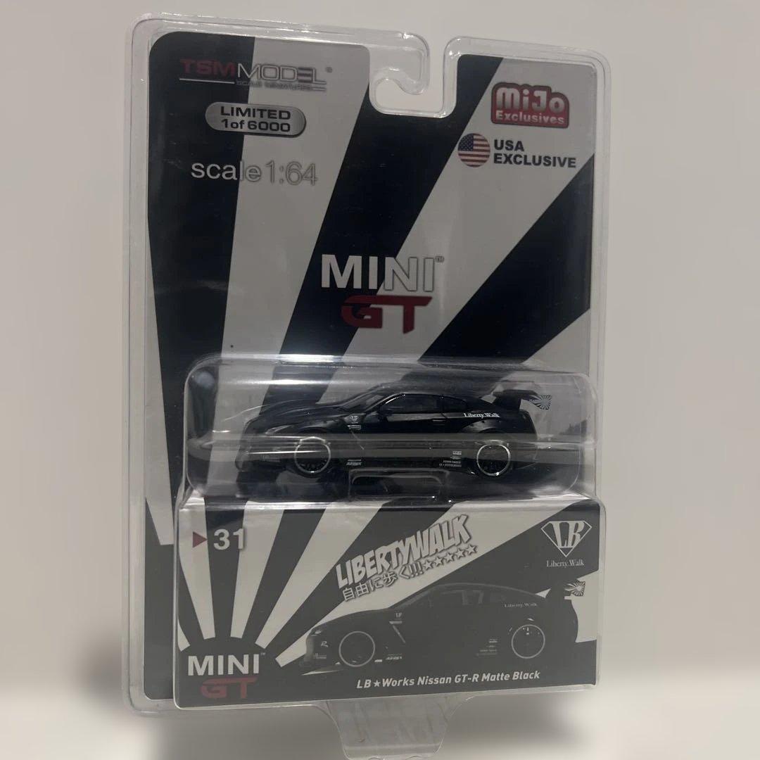 MINIGT リバティーウォーク 日産 GT-R マットブラック