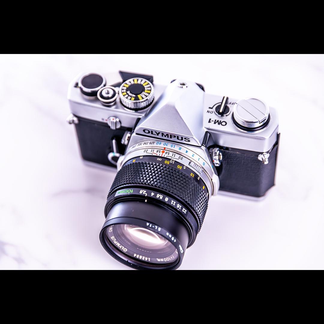 【OLYMPUS】OM-1 シルバー OM 100mm F2.8 レンズセット