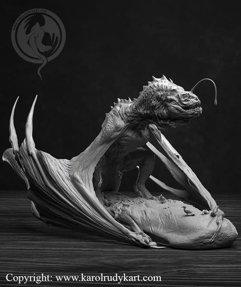 カロルルディックアート DAGON ドラゴン ガレージキット レジンキット