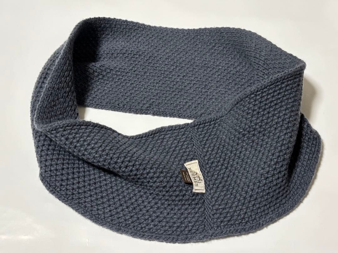 【FUKU】HERMES エルメス スヌード ネックウォーマー
