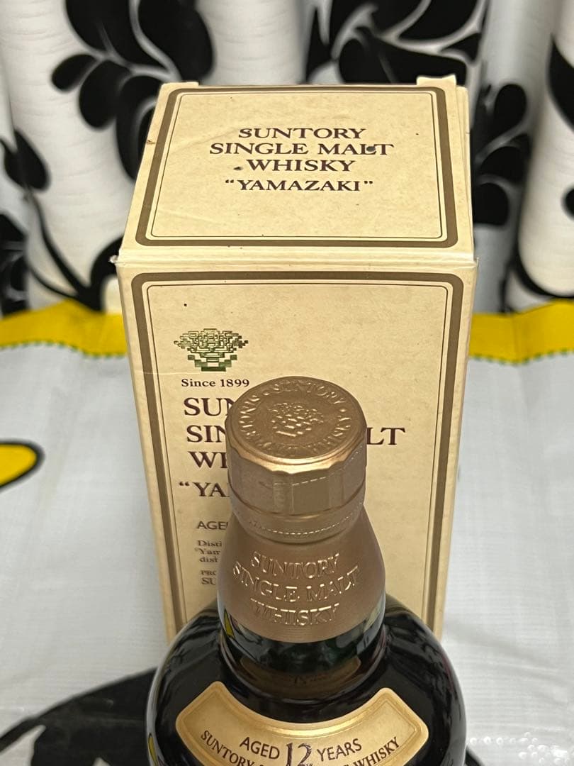 サントリー シングルモルトウイスキー 山崎 12年 750ml 華ラベル