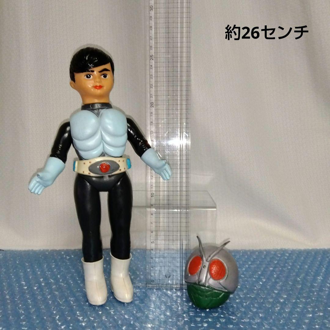旧バンダイ　仮面ライダー　スタンダードソフビ　当時物　マルサン　ブルマァク