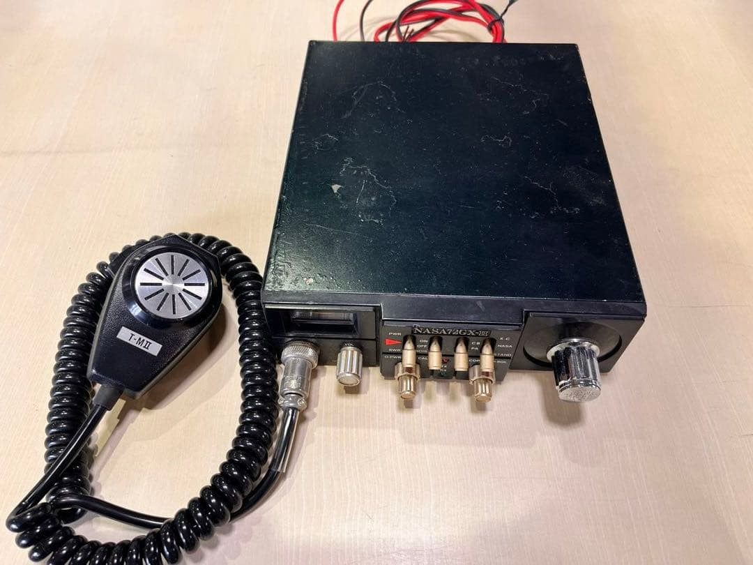 NASA72GX-Ⅱ CB/PA受信機 T-MⅡマイク付き