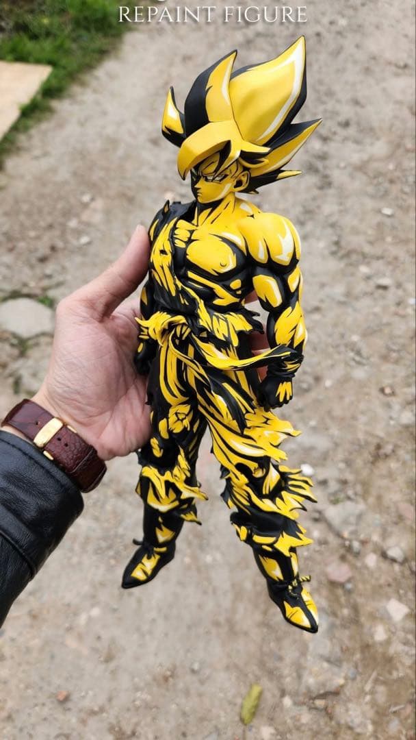ドラゴンボール SMSP 孫悟空 ゴールドカラー リペイント フィギュア