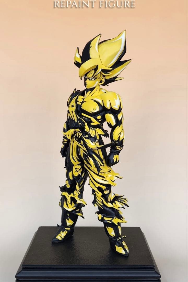ドラゴンボール SMSP 孫悟空 ゴールドカラー リペイント フィギュア