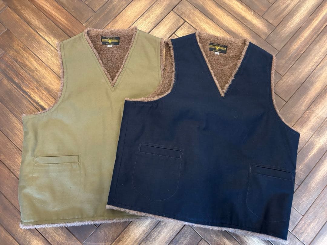 BUTCHER PRODUCTS Vネックベスト 40サイズ