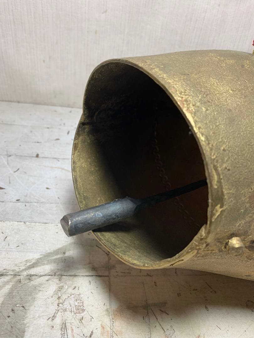 レトロ カウベル　大きなサイズ　牛鈴　ディスプレイ　置物