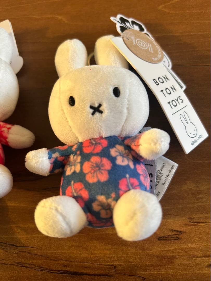 Kira×Miffy キラミッフィー　ハワイ限定　ボントントイズ　キーホルダー