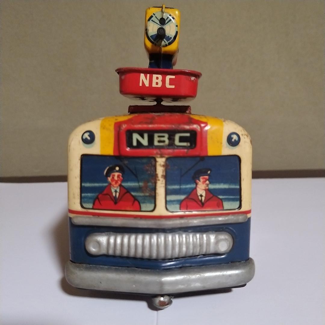 ヤ*ン様 ヨネザワ NBCテレビ 中継車 ブリキ