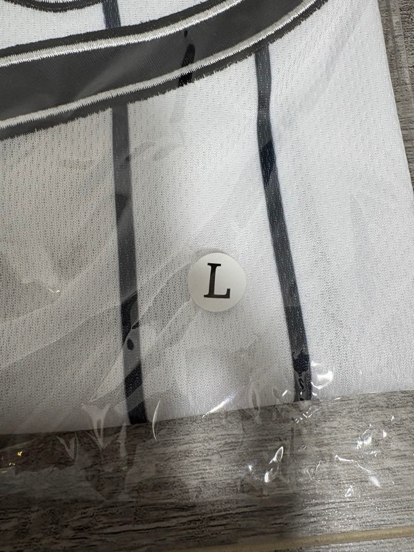 新品未開封　スーパービーバー　ベースボールシャツ　ストライプ　Lサイズ