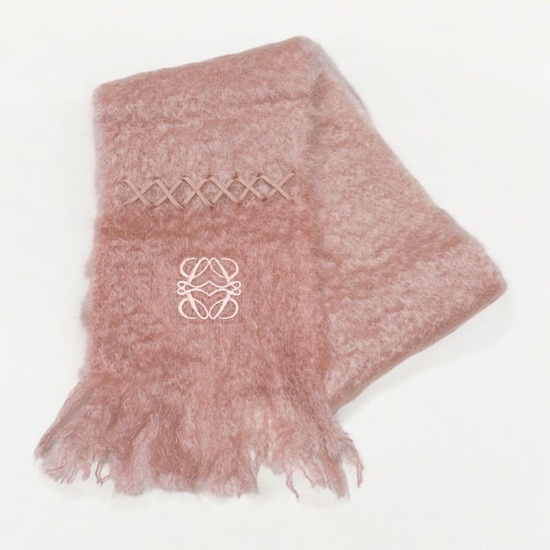 LOEWE ロエベ　マフラー　ピンク