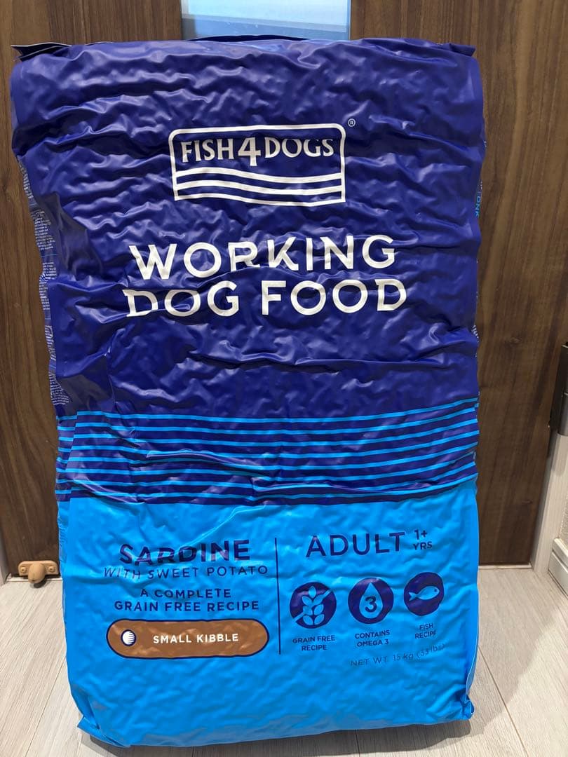 フィッシュ４ドッグ　サーディン　１５キロ