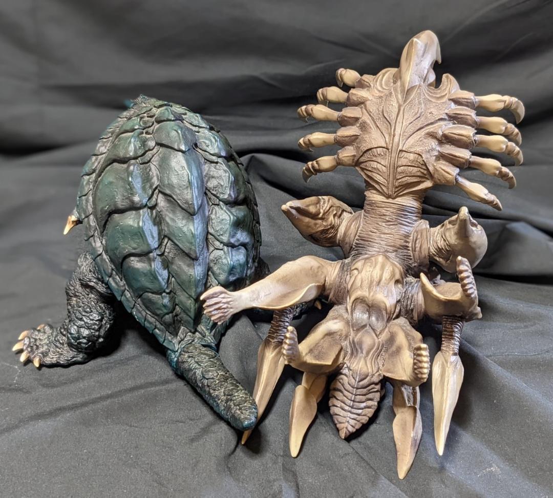 平成ガメラ２レギオン来襲（エクスプラス）ソフビフィギュア２体セット