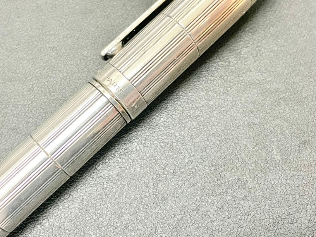 デュポン　ボールペン　シルバーカラー