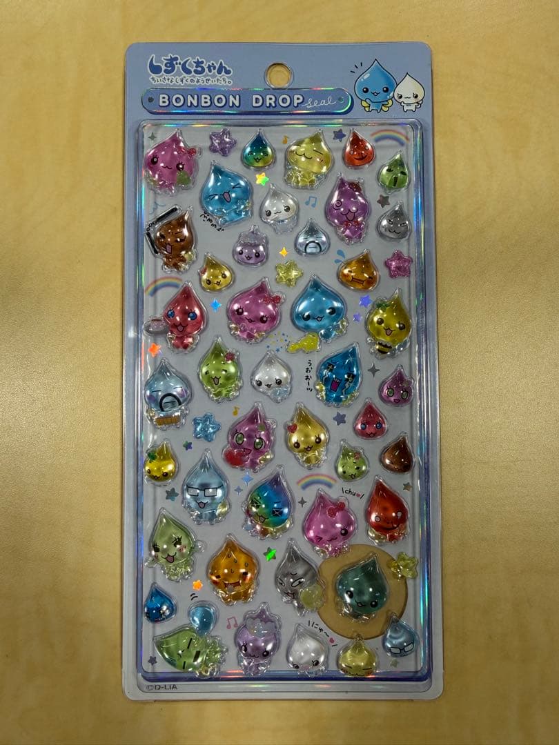 [正規品]しずくちゃんボンボンドロップシール&ウォーターシール6枚セット