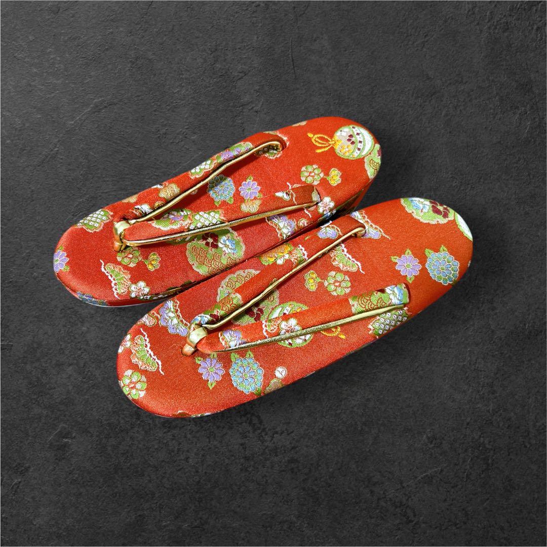 お買い得品♡七五三　7歳　フルセット　鶴　古典柄　赤系　正絹