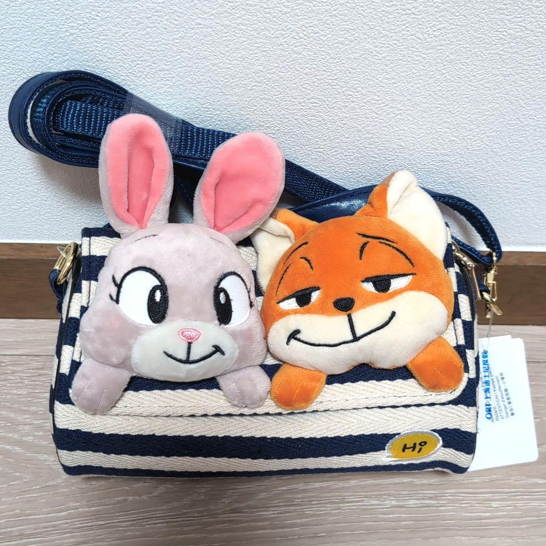 【タグ付き】ズートピア　ぬいぐるみ　ショルダー　ニック　ジュディ　レア