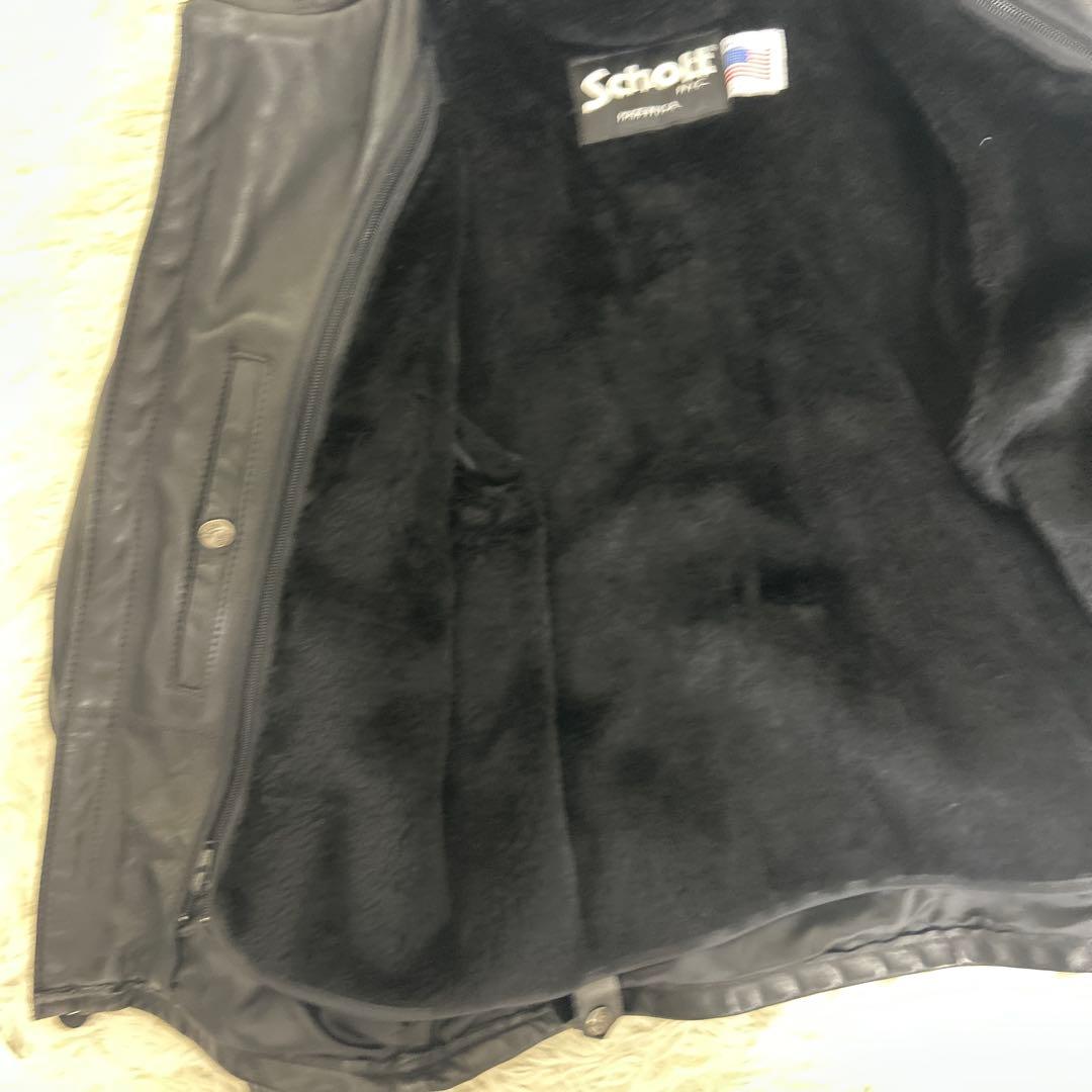 【極美品】Schott レザー ジャケット 141　サイズ36　 ライナー付き