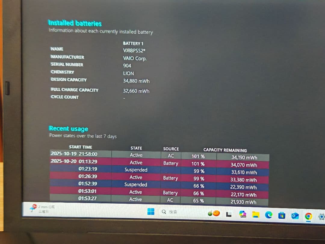 VAIO VJPG11C12N【LTE対応】
