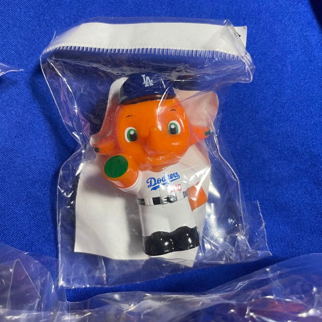 サトちゃん サトコちゃん 貯金箱と指人形フィギュア ソフビ LAドジャースセット