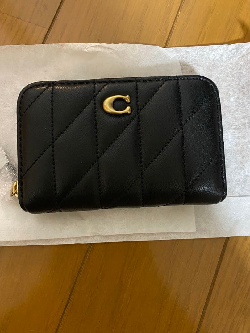 COACH コーチスモールジップアラウンド カード ケース・ピロー キルティング