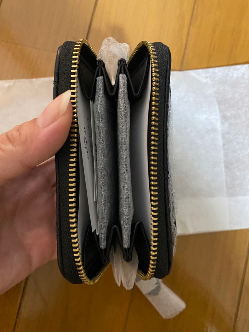 COACH コーチスモールジップアラウンド カード ケース・ピロー キルティング