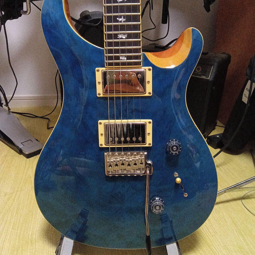 健*爺様 PRS SE Custom ブルーマテオ エレキギター　セイモア・ダン