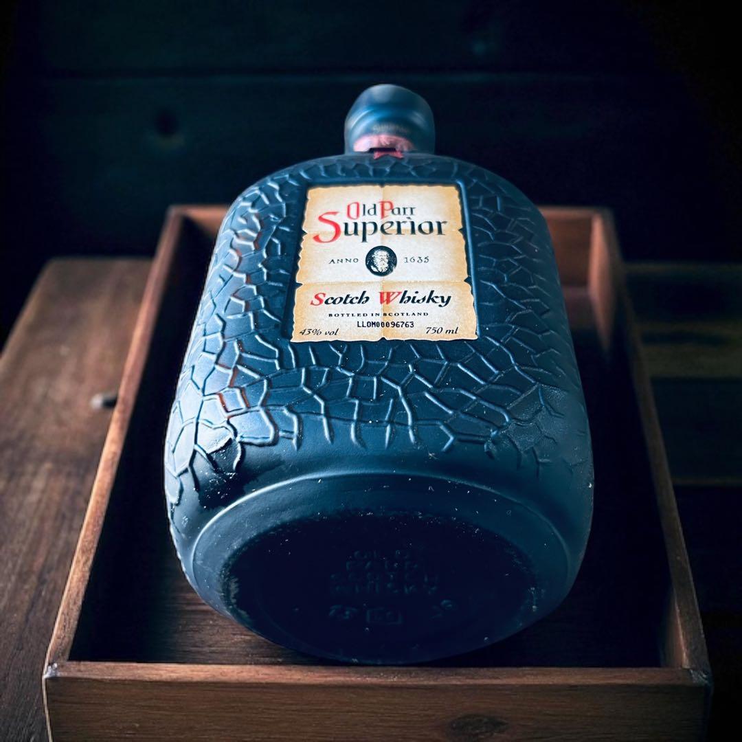 未開封1989年 オールド パー スーペリア 43℃ 750㎖ 旧ボトル 箱付