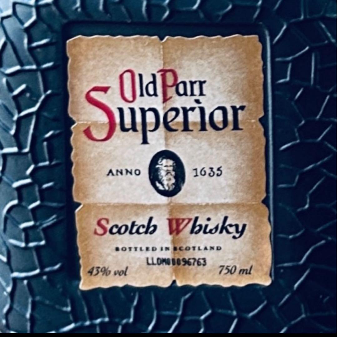 未開封1989年 オールド パー スーペリア 43℃ 750㎖ 旧ボトル 箱付