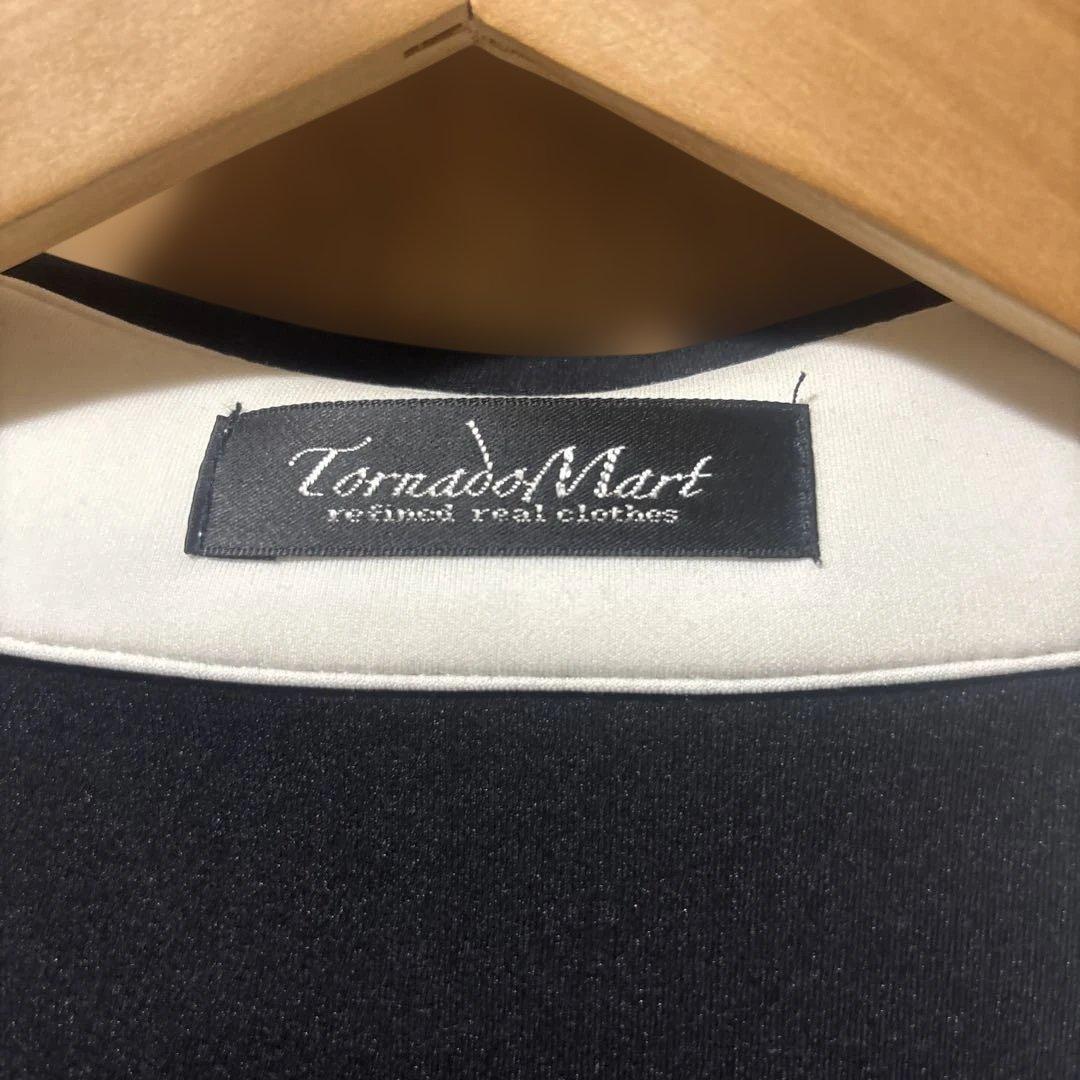 m*4様 美品　TORNADO MART バイカラー　ロングコート