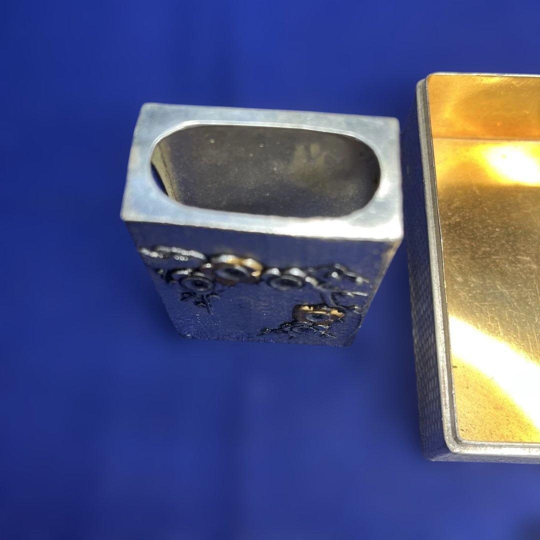 錫　灰皿　昭和レトロ　ビンテージ　アンティーク