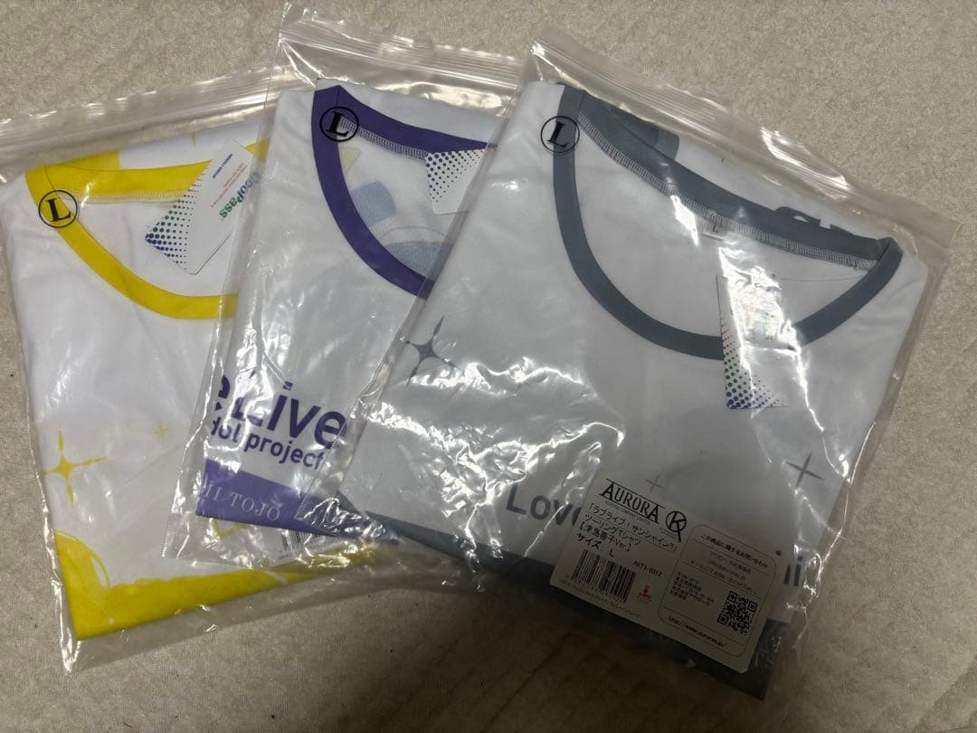 ラブライブ！ ツーリングTシャツ、3点セット