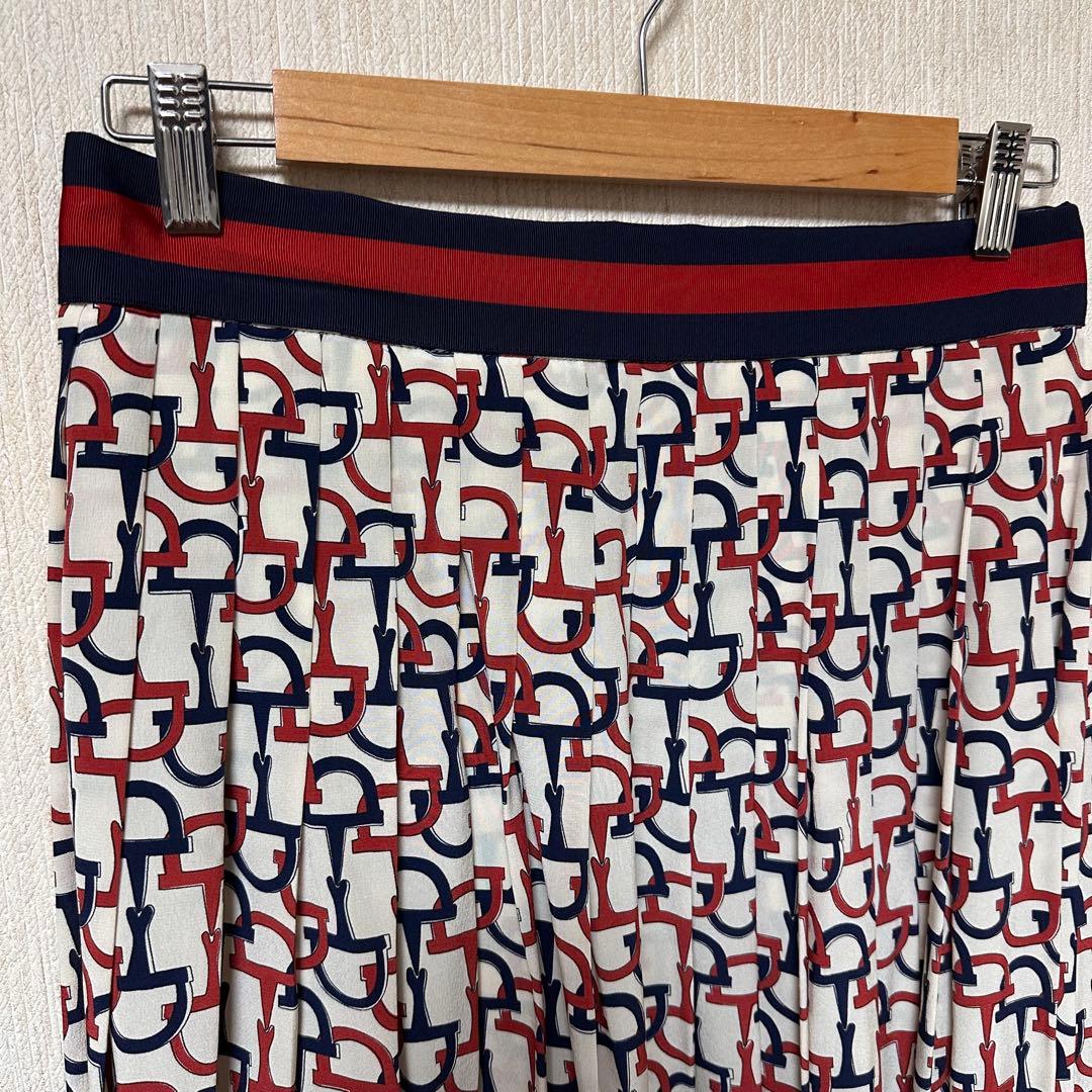 【専用　他者購入不可】GUCCI シェリーライン ホースビット プリーツスカート